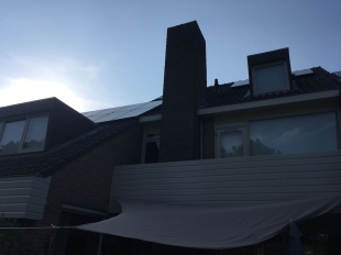 Zonnepanelen schuin dak